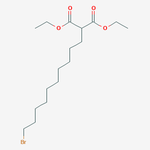 molecular formula C17H31BrO4 B15437326 Diethyl (10-bromodecyl)propanedioate CAS No. 76999-24-1
