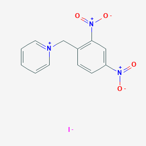 molecular formula C12H10IN3O4 B15437441 1-[(2,4-Dinitrophenyl)methyl]pyridin-1-ium iodide CAS No. 80352-47-2
