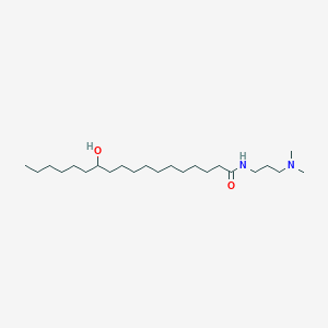 molecular formula C23H48N2O2 B15437486 N-[3-(Dimethylamino)propyl]-12-hydroxyoctadecanamide CAS No. 75656-34-7