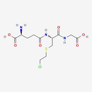 molecular formula C12H20ClN3O6S B15437498 S-(2-Chloroethyl)glutathione CAS No. 75607-61-3