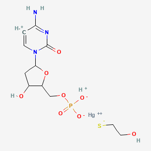molecular formula C11H18HgN3O8PS B15437512 5-Hg-Deoxycytidine monophosphate CAS No. 82872-24-0