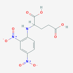 molecular formula C11H11N3O8 B154376 DNP-DL-GLUTAMIC ACID CAS No. 1655-48-7