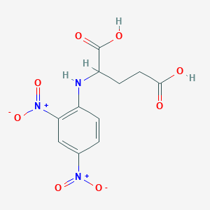 molecular formula C11H11N3O8 B154376 2-(2,4-Dinitroanilino)pentanedioic acid CAS No. 1655-48-7