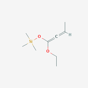 molecular formula C9H18O2Si B15437601 [(1-Ethoxybuta-1,2-dien-1-yl)oxy](trimethyl)silane CAS No. 78064-73-0