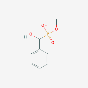 molecular formula C8H10O4P- B15437613 Methyl [hydroxy(phenyl)methyl]phosphonate CAS No. 79296-50-7