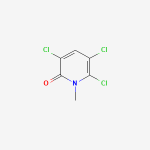molecular formula C6H4Cl3NO B15437626 N-Methyl-3,5,6-trichloro-2-pyridone CAS No. 75348-52-6