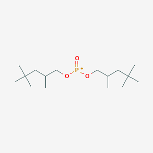 molecular formula C16H34O3P+ B15437665 Oxo-bis(2,4,4-trimethylpentoxy)phosphanium CAS No. 79373-12-9