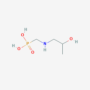 molecular formula C4H12NO4P B15437804 Phosphonic acid, [[(2-hydroxypropyl)amino]methyl]- CAS No. 77891-56-6