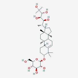 molecular formula C36H62O10 B154379 Momorcharaside B CAS No. 134886-64-9
