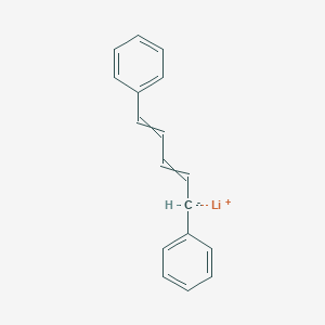 molecular formula C17H15Li B15437930 lithium;5-phenylpenta-1,3-dienylbenzene CAS No. 77132-12-8