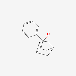 molecular formula C14H14O B15437957 Phenyl(tricyclo[2.2.1.02,6]hept-1-yl)methanone CAS No. 80325-62-8