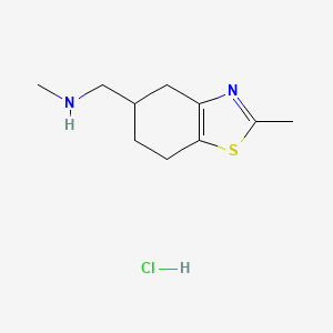 molecular formula C10H17ClN2S B15438011 Manozodil hydrochloride CAS No. 95203-42-2