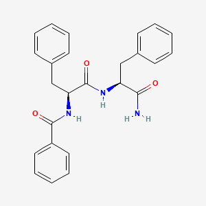 molecular formula C25H25N3O3 B15438026 N-Benzoyl-L-phenylalanyl-L-phenylalaninamide CAS No. 76264-42-1