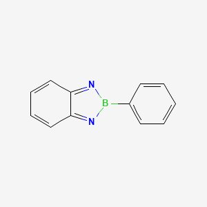 molecular formula C12H9BN2 B15438037 2-Phenyl-2H-1,3,2-benzodiazaborole CAS No. 73698-57-4