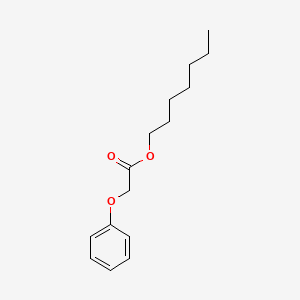 molecular formula C15H22O3 B15438051 Heptyl 2-phenoxyacetate CAS No. 79239-83-1