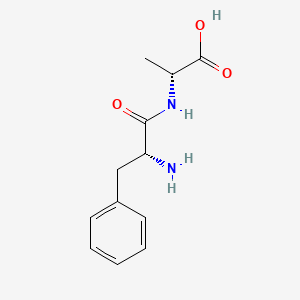 molecular formula C12H16N2O3 B15438070 D-Phenylalanyl-D-alanine CAS No. 76612-31-2