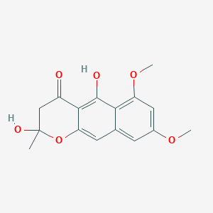 molecular formula C16H16O6 B154381 冯氏菌素 B CAS No. 1856-95-7