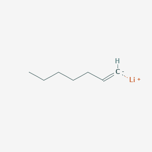 molecular formula C7H13Li B15438120 lithium;hept-1-ene CAS No. 75875-41-1