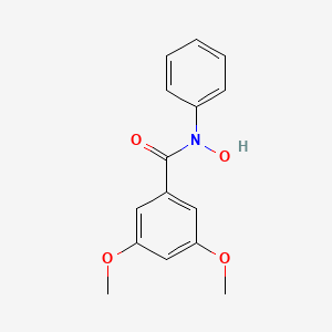 molecular formula C15H15NO4 B15438134 N-Hydroxy-3,5-dimethoxy-N-phenylbenzamide CAS No. 79115-37-0