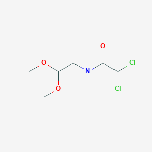molecular formula C7H13Cl2NO3 B15438157 Acetamide, 2,2-dichloro-N-(2,2-dimethoxyethyl)-N-methyl- CAS No. 79660-24-5