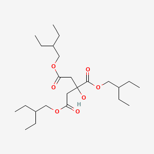 molecular formula C24H44O7 B15438164 Tris(2-ethylbutyl) 2-hydroxypropane-1,2,3-tricarboxylate CAS No. 76414-28-3