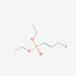molecular formula C7H14FO3P B15438194 Diethyl (3-fluoroprop-1-en-1-yl)phosphonate CAS No. 79158-09-1