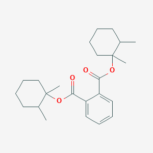 molecular formula C24H34O4 B15438273 Bis(1,2-dimethylcyclohexyl) benzene-1,2-dicarboxylate CAS No. 74332-51-7