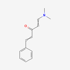 molecular formula C13H15NO B15438389 1-(Dimethylamino)-5-phenylpenta-1,4-dien-3-one CAS No. 75513-43-8