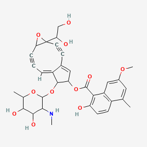 molecular formula C34H35NO11 B15438424 Neocarzinostatin chromophore B CAS No. 79633-17-3