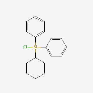 molecular formula C18H21ClSi B15438501 Chloro(cyclohexyl)diphenylsilane CAS No. 76814-99-8