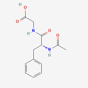 molecular formula C13H16N2O4 B15438578 N-Acetyl-D-phenylalanylglycine CAS No. 78422-11-4