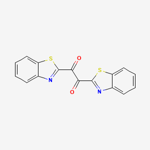 molecular formula C16H8N2O2S2 B15438682 Bis(1,3-benzothiazol-2-yl)ethane-1,2-dione CAS No. 79443-10-0