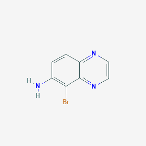 B154387 5-Bromoquinoxalin-6-amine CAS No. 134892-45-8