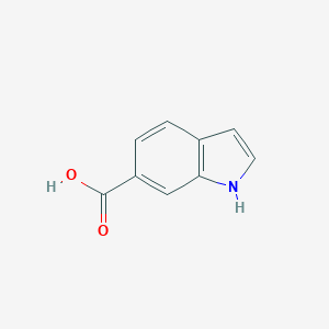 molecular formula C9H7NO2 B154389 1H-Indole-6-carboxylic acid CAS No. 1670-82-2