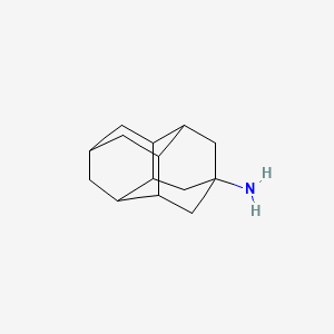 molecular formula C14H21N B15438904 4-Aminodiamantane 