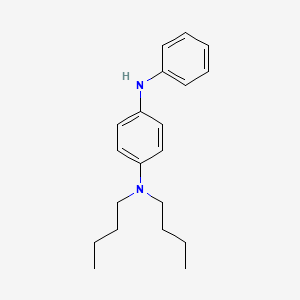molecular formula C20H28N2 B15438925 N~1~,N~1~-Dibutyl-N~4~-phenylbenzene-1,4-diamine CAS No. 77329-80-7