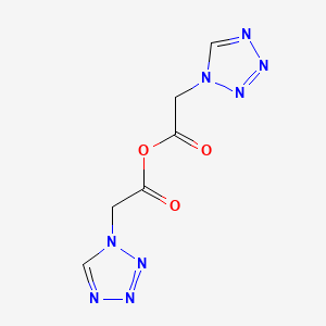 molecular formula C6H6N8O3 B15438939 (1H-Tetrazol-1-yl)acetic anhydride CAS No. 79673-92-0
