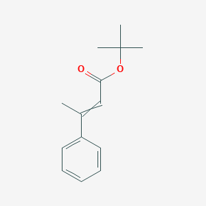molecular formula C14H18O2 B15438973 tert-Butyl 3-phenylbut-2-enoate CAS No. 75814-56-1