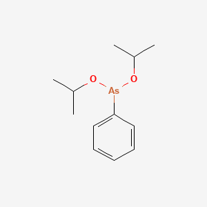 molecular formula C12H19AsO2 B15439002 Dipropan-2-yl phenylarsonite CAS No. 73777-24-9