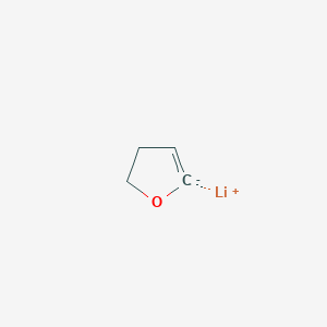 molecular formula C4H5LiO B15439188 Lithium, (4,5-dihydro-2-furanyl)- CAS No. 75213-94-4