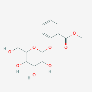 molecular formula C14H18O8 B154393 2-Methoxycarbonylphenyl beta-D-glucopyranoside CAS No. 10019-60-0