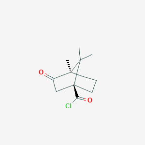 molecular formula C11H15ClO2 B154394 Bicyclo[2.2.1]heptane-1-carbonyl chloride, 4,7,7-trimethyl-3-oxo-, (1S)-(9CI) CAS No. 129646-48-6