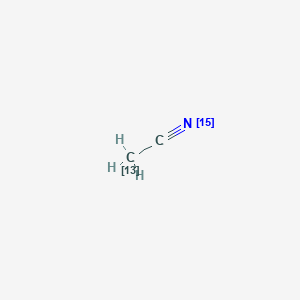 molecular formula C2H3N B154395 Methyl-13C cyanide-15N CAS No. 1755-38-0