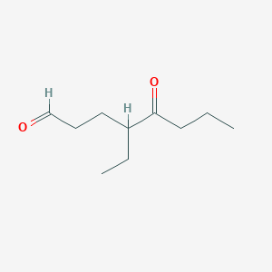 molecular formula C10H18O2 B15439509 4-Ethyl-5-oxooctanal CAS No. 75424-66-7