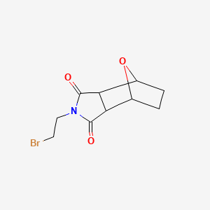 molecular formula C10H12BrNO3 B15439706 N-(2-Bromoethyl)-3,6-endoxohexahydrophthalimide CAS No. 73806-08-3