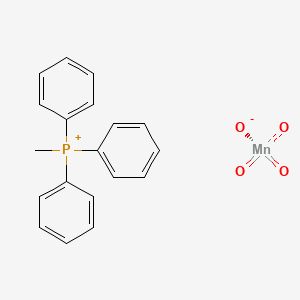 molecular formula C19H18MnO4P B15439742 Methyl(triphenyl)phosphanium oxido(trioxo)manganese CAS No. 73335-41-8