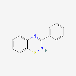 molecular formula C13H10N2S B15439785 3-Phenyl-2H-1,2,4-benzothiadiazine CAS No. 74063-26-6