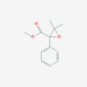 molecular formula C12H14O3 B15439837 Methyl 3,3-dimethyl-2-phenyloxirane-2-carboxylate CAS No. 76527-29-2