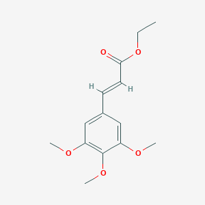 molecular formula C14H18O5 B154399 Ethyl 3-(3,4,5-trimethoxyphenyl)acrylate CAS No. 1878-29-1