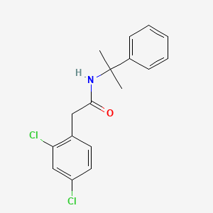 molecular formula C17H17Cl2NO B15439945 2-(2,4-Dichlorophenyl)-N-(2-phenylpropan-2-yl)acetamide CAS No. 76440-34-1